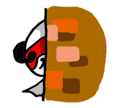 Pandaman by peco sticker #2349423