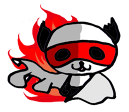 Pandaman by peco sticker #2349428