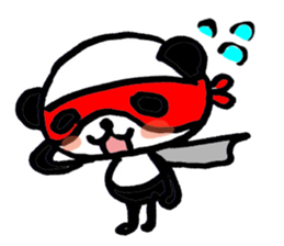 Pandaman by peco sticker #2349429