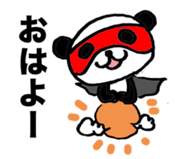 Pandaman by peco sticker #2349436