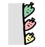 Fruits and vegetables sticker #2349669