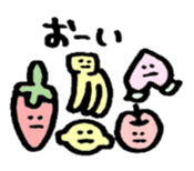 Fruits and vegetables sticker #2349677