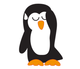 Mike - the penguin (EN) sticker #2349681