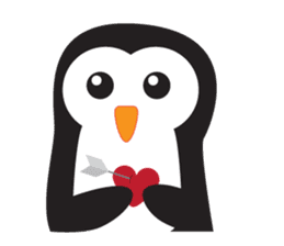 Mike - the penguin (EN) sticker #2349687