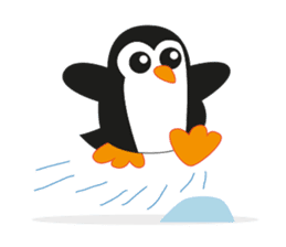 Mike - the penguin (EN) sticker #2349692