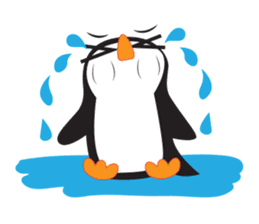 Mike - the penguin (EN) sticker #2349694