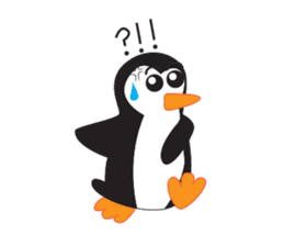 Mike - the penguin (EN) sticker #2349695