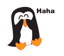 Mike - the penguin (EN) sticker #2349699