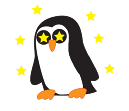 Mike - the penguin (EN) sticker #2349705