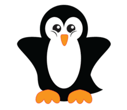 Mike - the penguin (EN) sticker #2349707