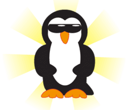Mike - the penguin (EN) sticker #2349714
