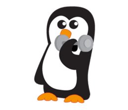 Mike - the penguin (EN) sticker #2349715