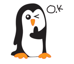 Mike - the penguin (EN) sticker #2349717