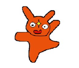 Devil rabbit sticker #2349840