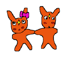 Devil rabbit sticker #2349842