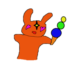 Devil rabbit sticker #2349849