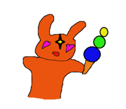 Devil rabbit sticker #2349849