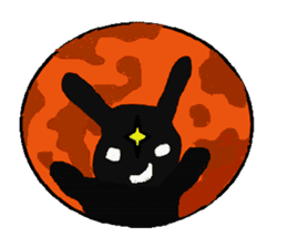 Devil rabbit sticker #2349851