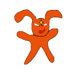 Devil rabbit sticker #2349858