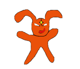 Devil rabbit sticker #2349858