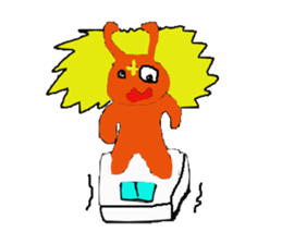 Devil rabbit sticker #2349876