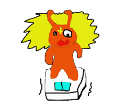 Devil rabbit sticker #2349876