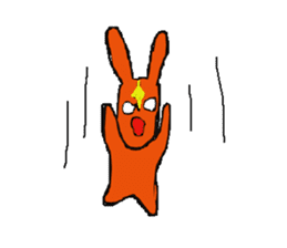 Devil rabbit sticker #2349877