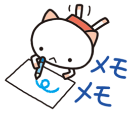 Relaxation cat life sticker #2350131