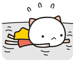 Relaxation cat life sticker #2350143