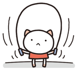 Relaxation cat life sticker #2350144