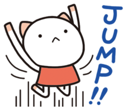 Relaxation cat life sticker #2350147