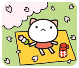 Relaxation cat life sticker #2350152