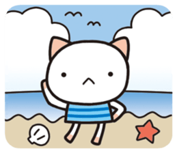 Relaxation cat life sticker #2350153