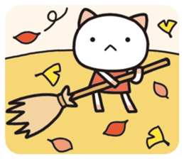 Relaxation cat life sticker #2350154