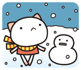 Relaxation cat life sticker #2350155