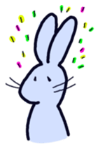 Dance with rabbit No.1 sticker #2350321