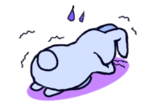 Dance with rabbit No.1 sticker #2350337