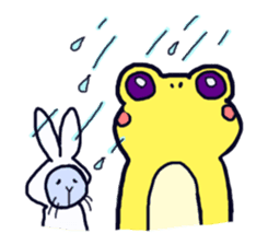 Dance with rabbit No.1 sticker #2350341