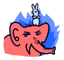 Dance with rabbit No.1 sticker #2350349