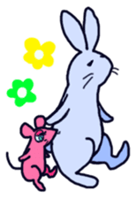 Dance with rabbit No.1 sticker #2350351