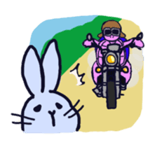 Dance with rabbit No.1 sticker #2350352