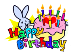 Dance with rabbit No.1 sticker #2350355