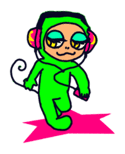 Dance with rabbit No.1 sticker #2350358