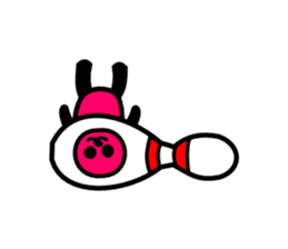 FOR LAUGH IT OFF! (RED PAN) sticker #2350944