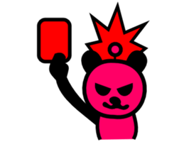 FOR LAUGH IT OFF! (RED PAN) sticker #2350954