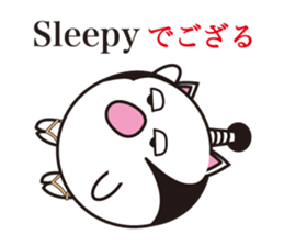 Daily life of samurai cat sticker #2351577