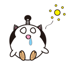 Daily life of samurai cat sticker #2351587