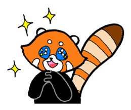 Lesser panda days sticker #2352002