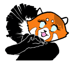 Lesser panda days sticker #2352004