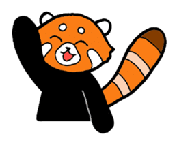 Lesser panda days sticker #2352005